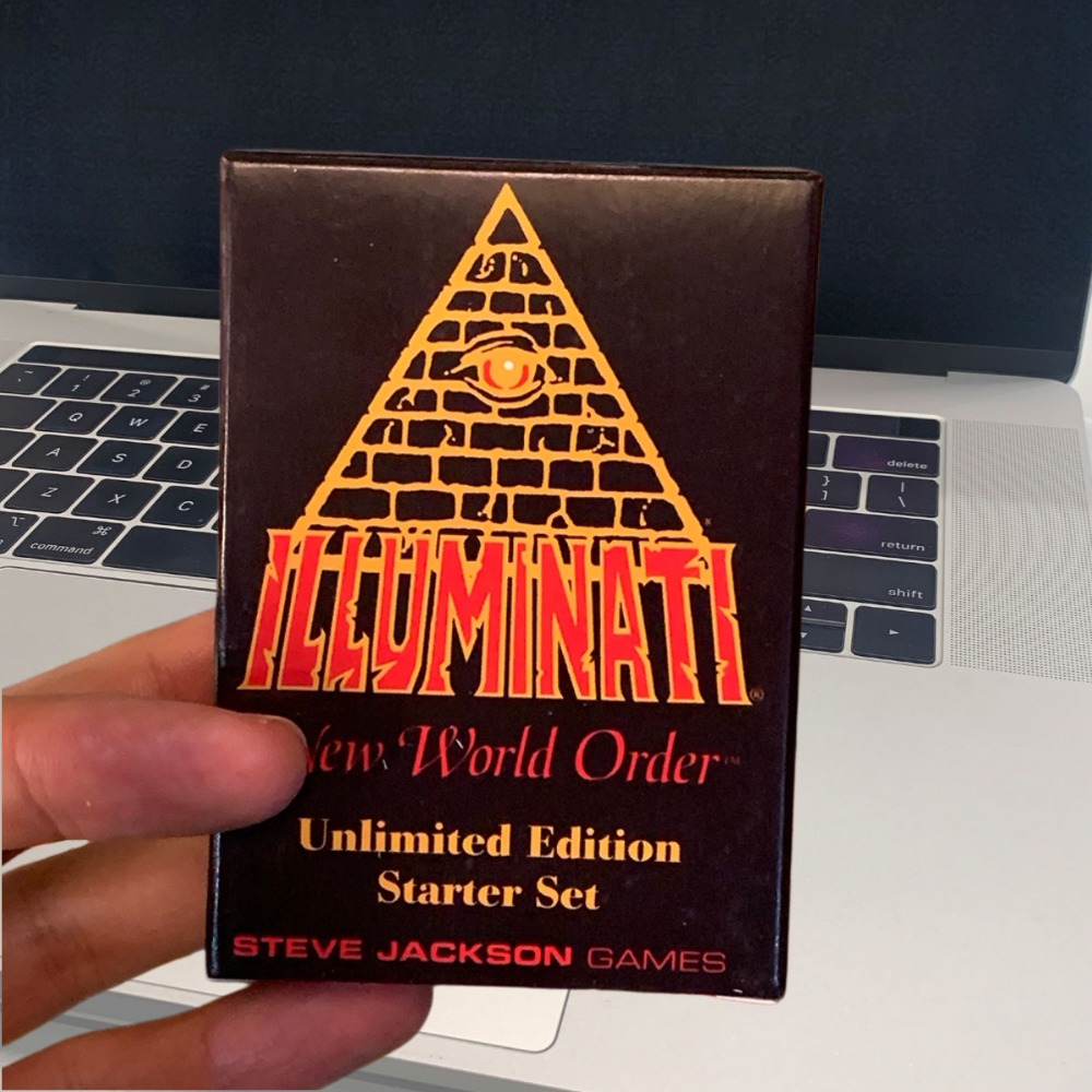 Party Games Indoor - English Version 110pcs Illuminati 1995 Edition