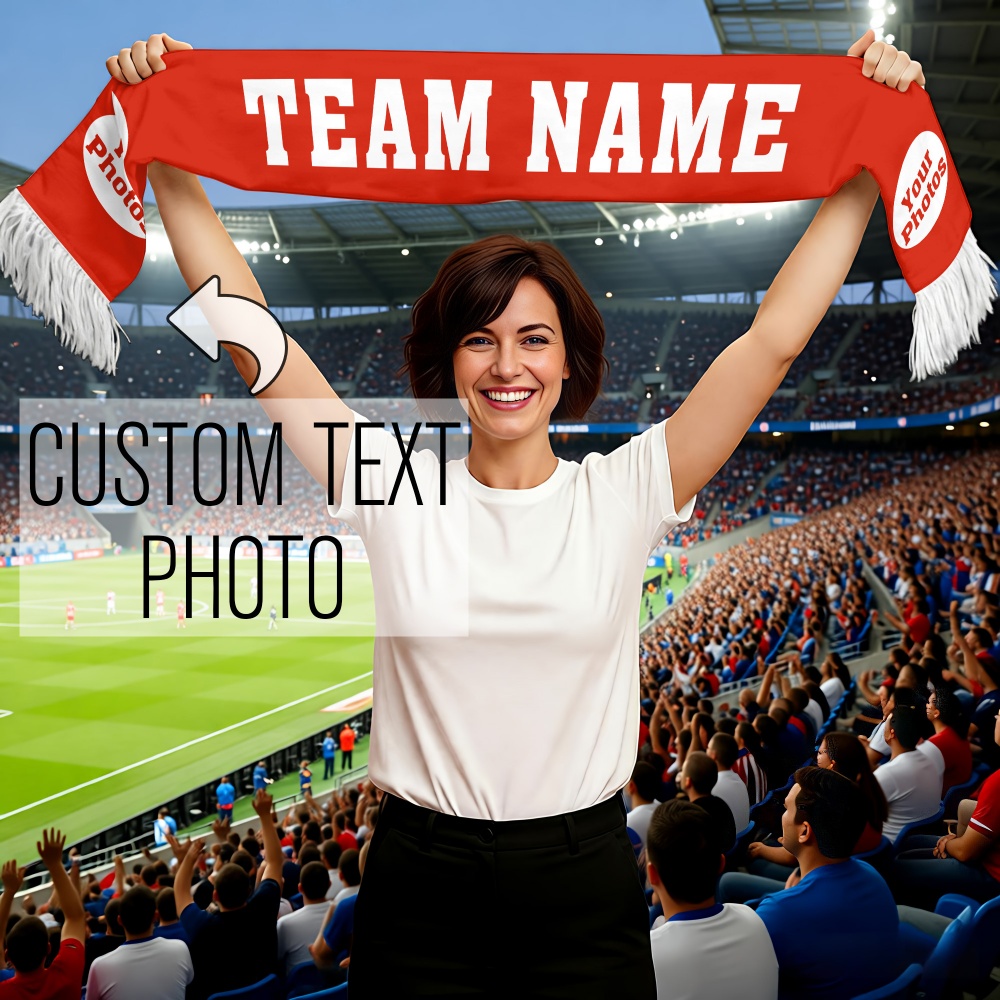 Party Games Bridal Shower - 1pc Custom Team Fan Scarf -