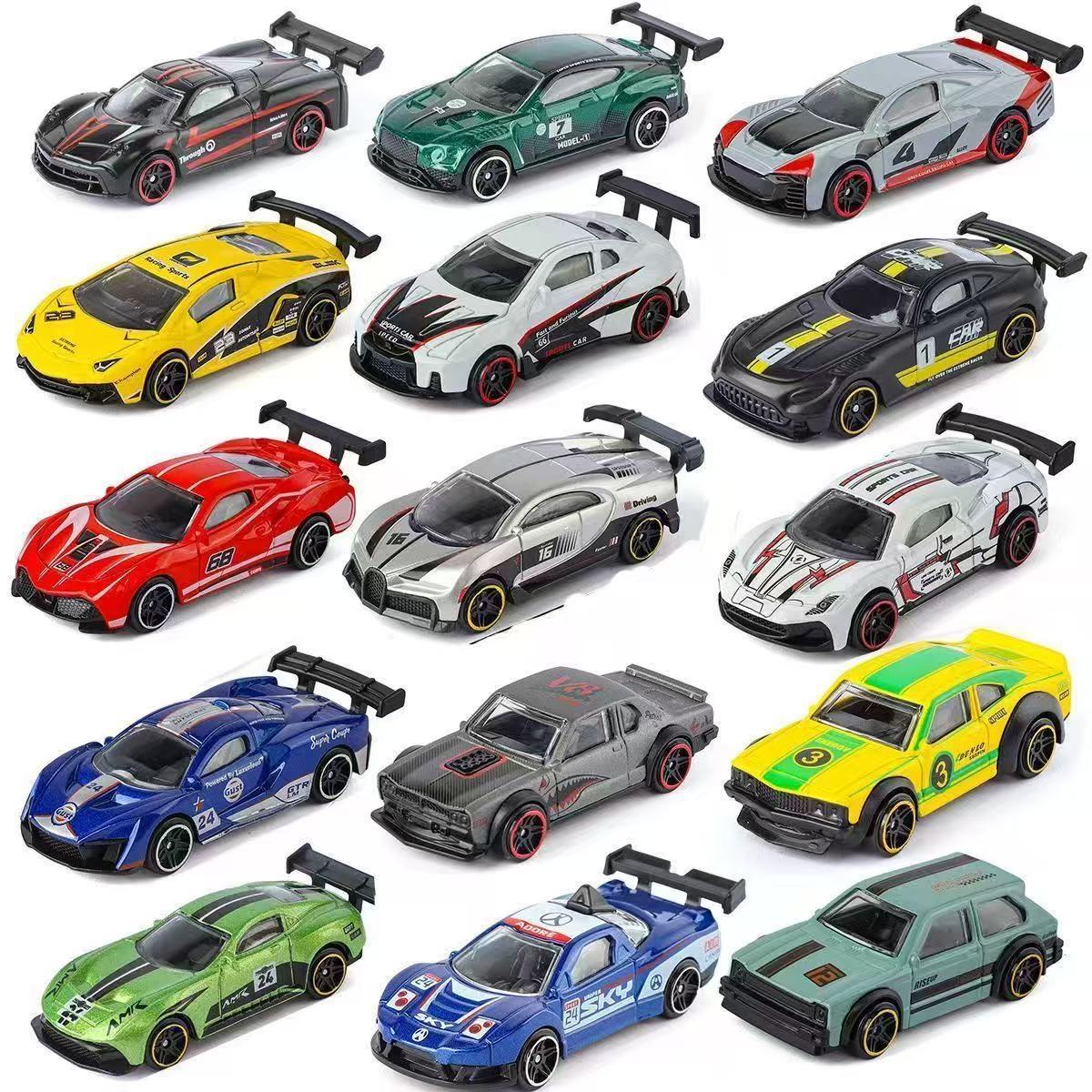 Party Games Christmas - Alloy Car Model Simulation 1:64 Sliding