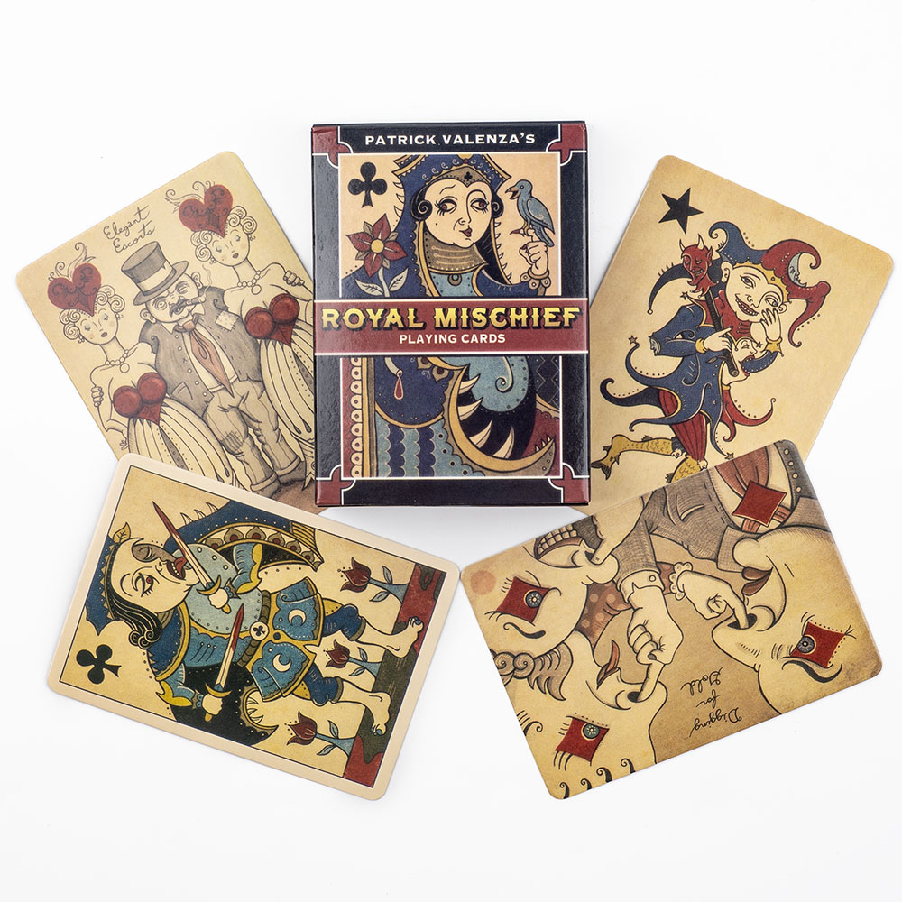 Party Games Indoor - Royal Mischief Playing Cards 54Pcs Tabletop