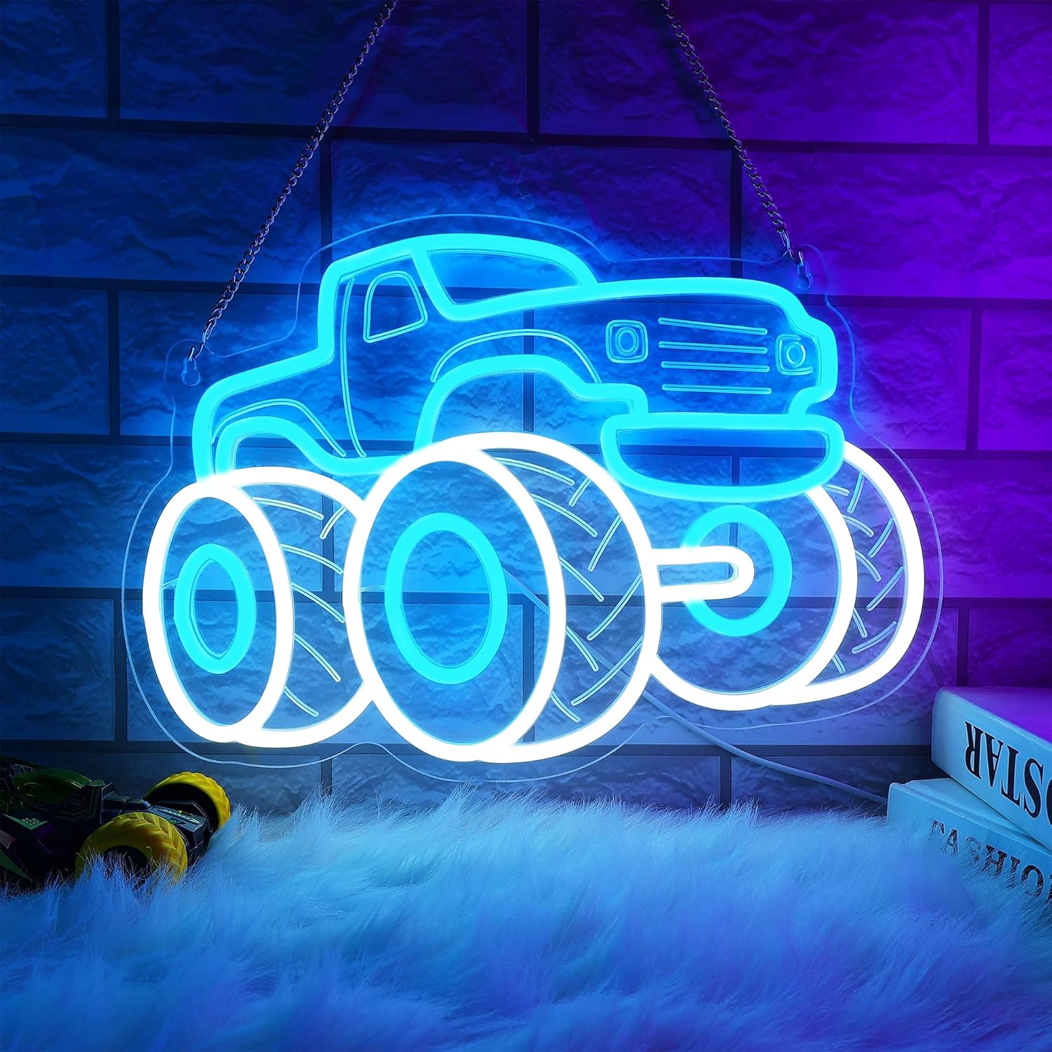 Party Games Shop - Truck Neon Sign USB Dimmable LED