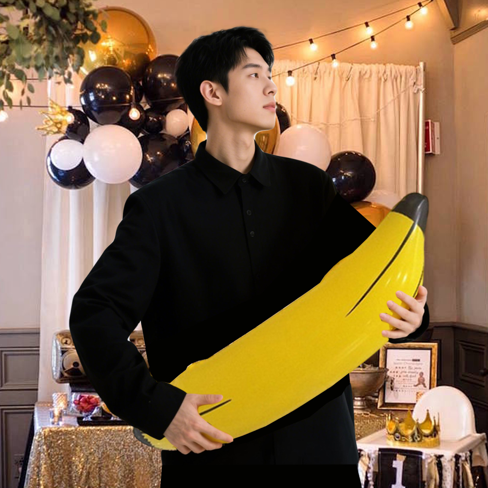 Party Games Bachelorette - Inflatable Banana Fake Banana Toy Leakproof