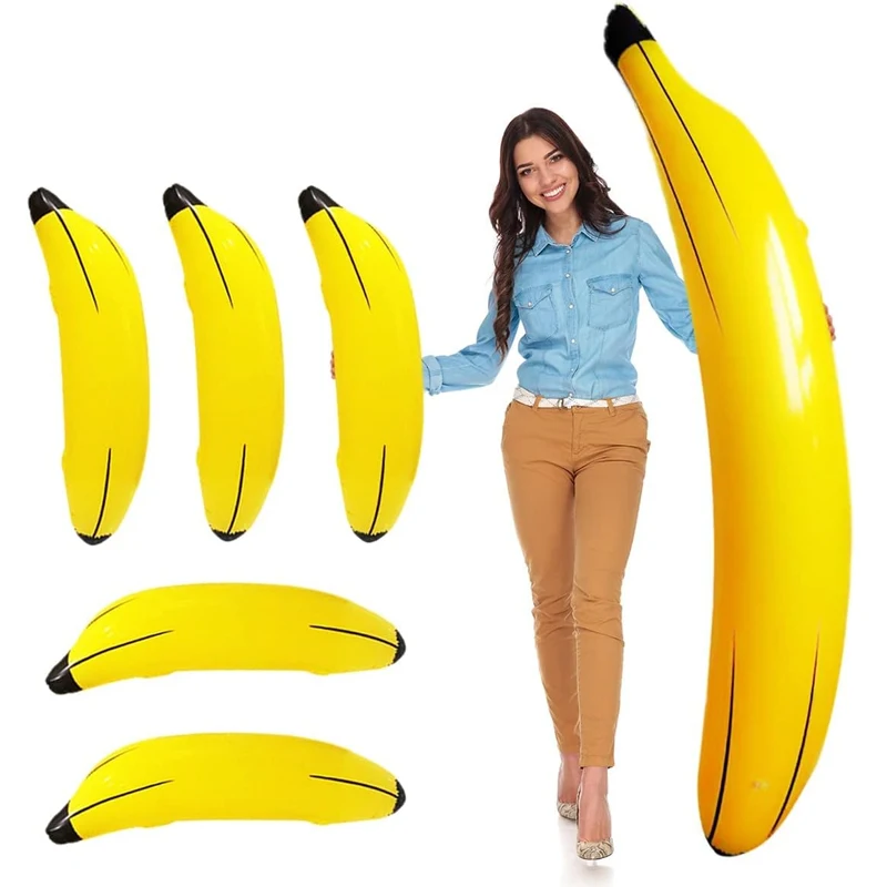 Party Games Bachelorette - 1pc Inflatable Banana 60cm/180cm Fake Banana