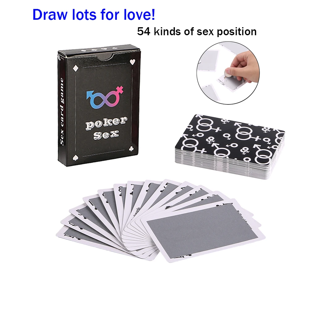 Party Games Bachelorette - Card Game 54 Kind of Sex