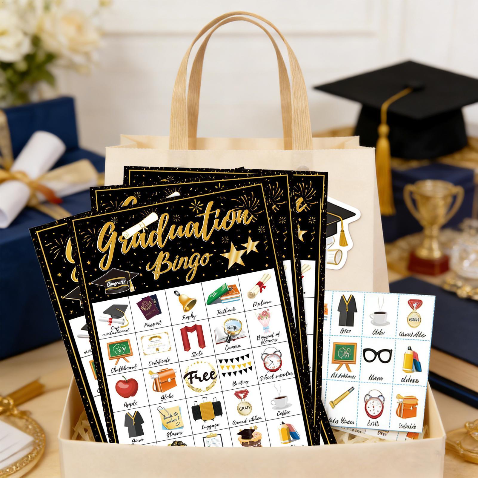 Graduation Bingo Game Cards 24 - Party Games Bingo 评论和价格