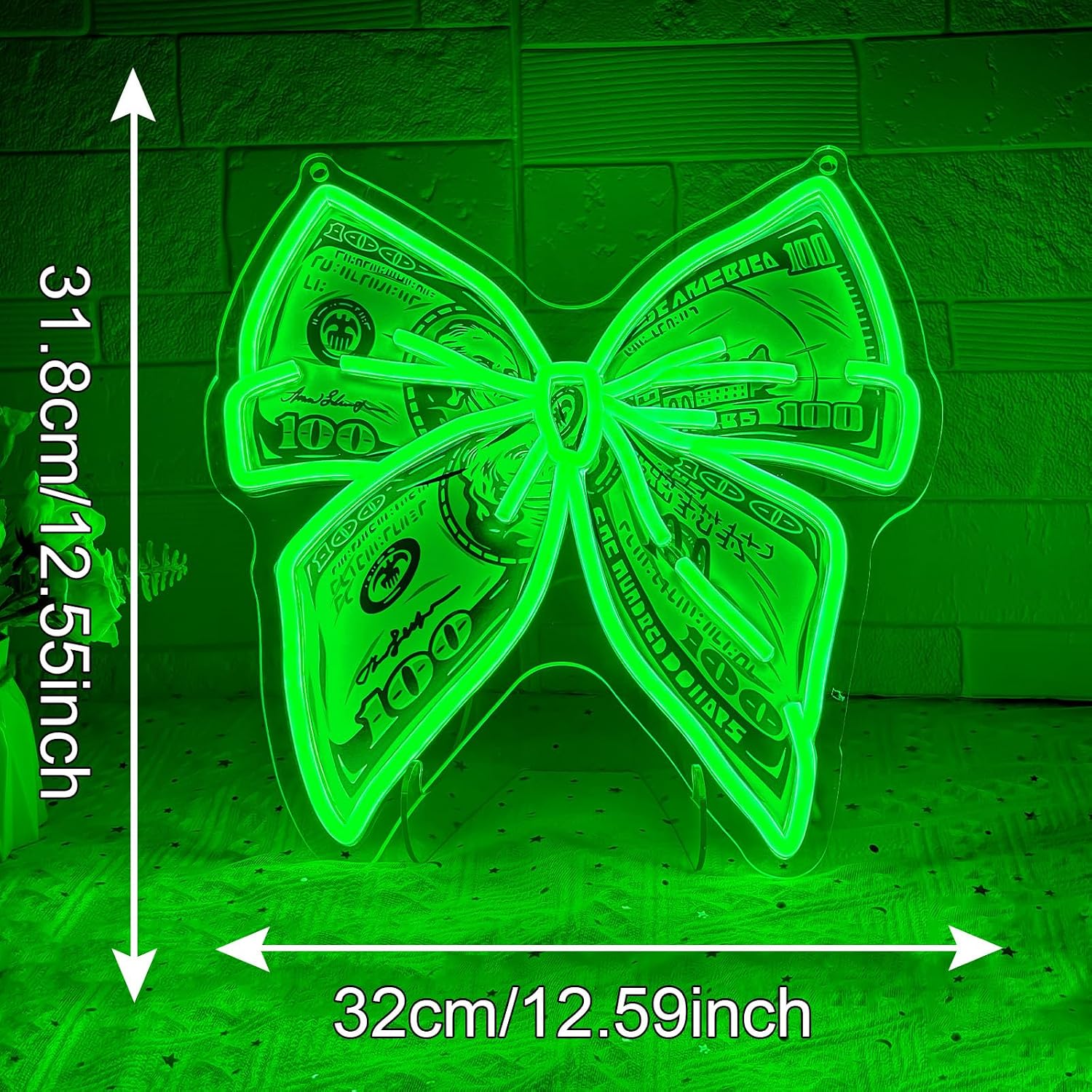 Money Neon Sign USB Powered LE - Party Games Shop 评论和价格