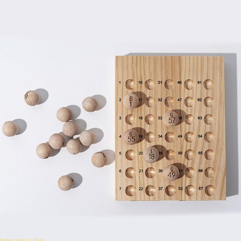 A0KA 75Pcs Natural Bingo Balls - Party Games Bingo 评论和价格