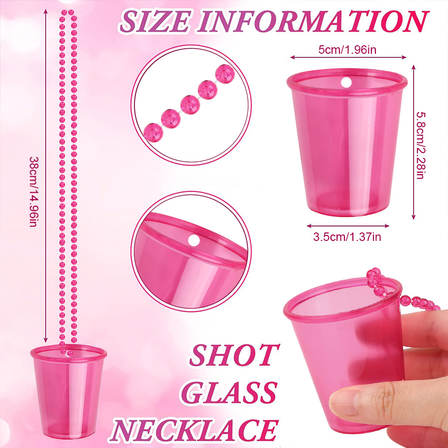 12pcs Beaded Necklace Plastic  - Party Games Bachelorette 评论和价格