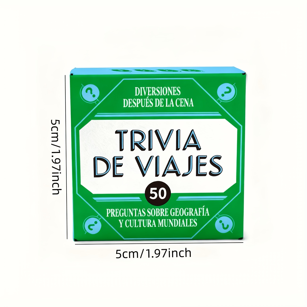 Mini Size Spanish Travel Trivi - Party Games Quiz Questions 评论和价格