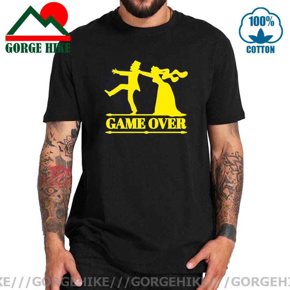 Game Over Tees Men Bride Tops  - Party Games Bachelorette 评论和价格