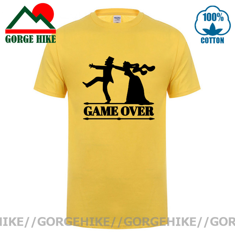 Game Over Tees Men Bride Tops  - Party Games Bachelorette 评论和价格