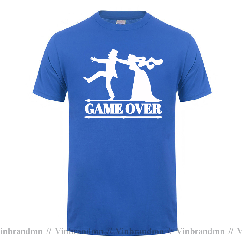 Game Over Tees Men Bride Tops  - Party Games Bachelorette 评论和价格