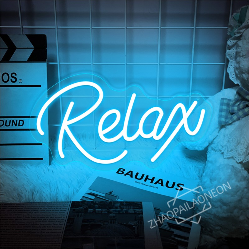Relax  LED Neon Signs Massage  - Party Games Shop 评论和价格