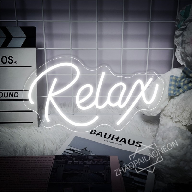 Relax  LED Neon Signs Massage  - Party Games Shop 评论和价格