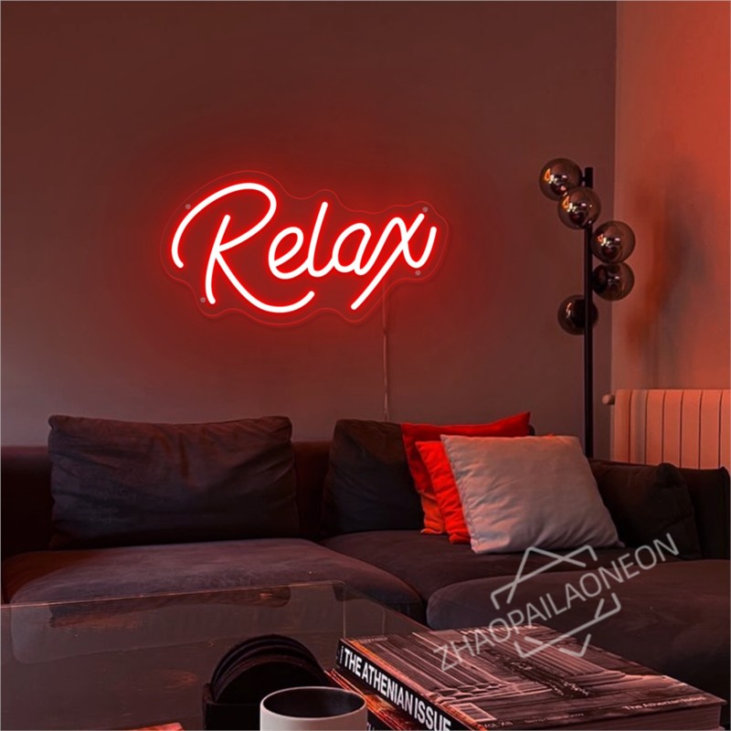 Relax  LED Neon Signs Massage  - Party Games Shop 评论和价格