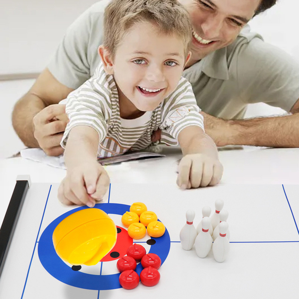 New Mini Curling&Bowling Table - Party Games Indoor 评论和价格