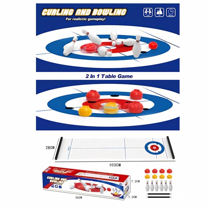 New Mini Curling&Bowling Table - Party Games Indoor 评论和价格