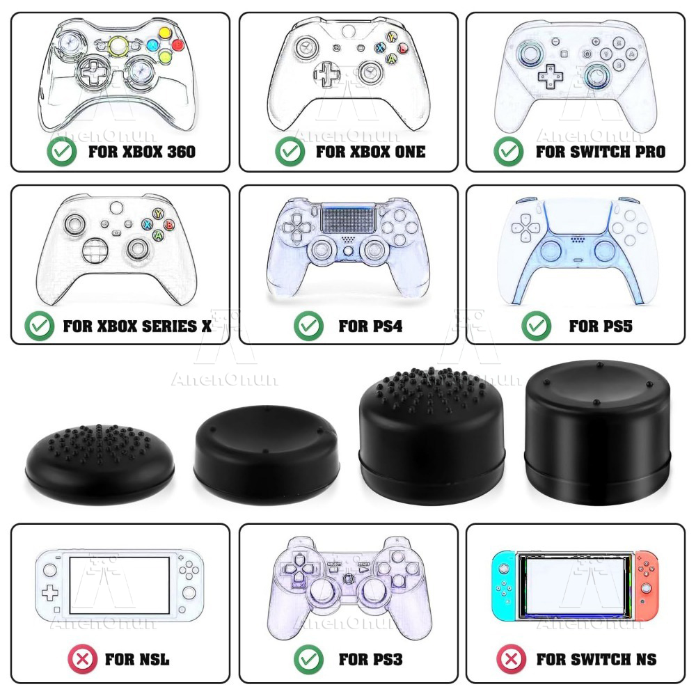 8PCS Thumb Grip Caps Controlle - Party Games Playstation 评论和价格