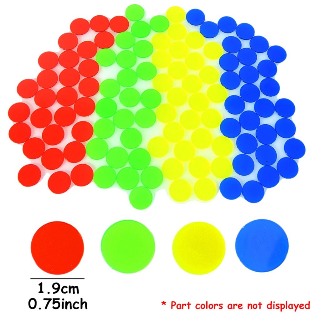 100Pcs New Plastic Round Count - Party Games Bingo 评论和价格
