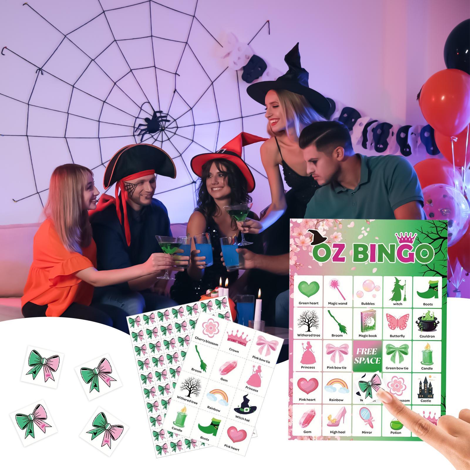 Halloween Bingo Game for Kids  - Party Games Bingo 评论和价格