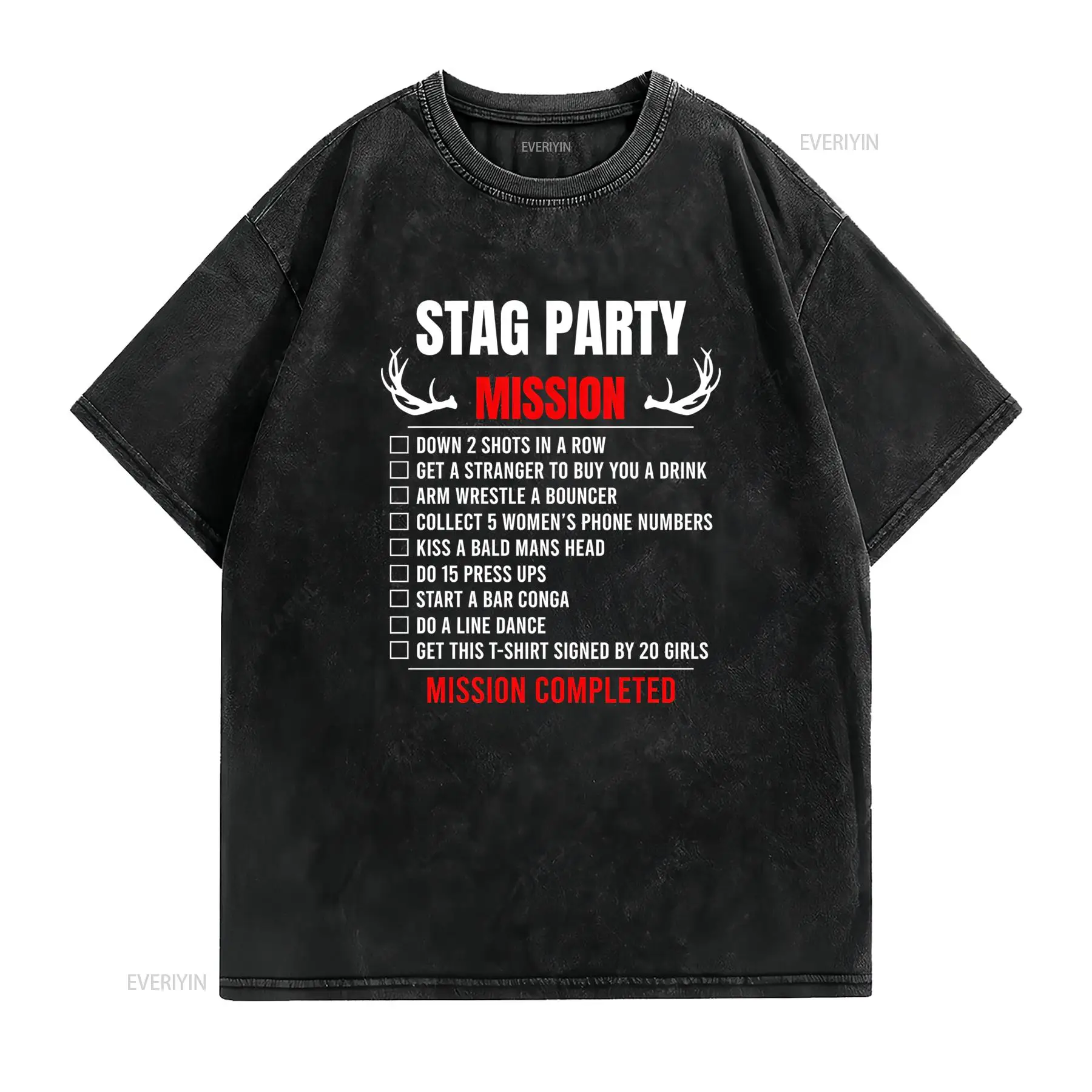 Men's Stag Party T Shirt with  - Party Games Bachelorette 评论和价格