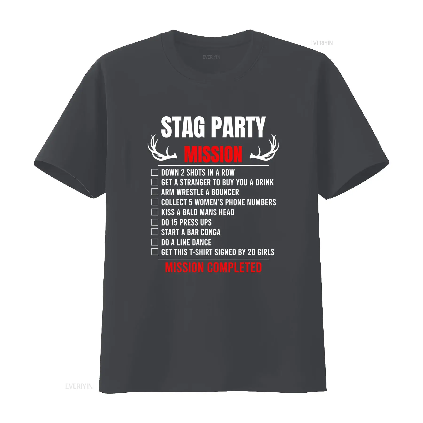 Men's Stag Party T Shirt with  - Party Games Bachelorette 评论和价格