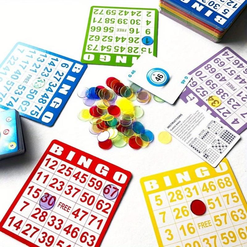 50/100Pcs Non Repeating Bingo  - Party Games Bingo 评论和价格