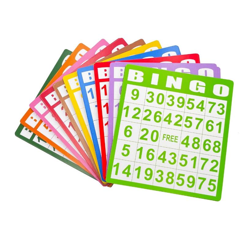 50/100Pcs Non Repeating Bingo  - Party Games Bingo 评论和价格