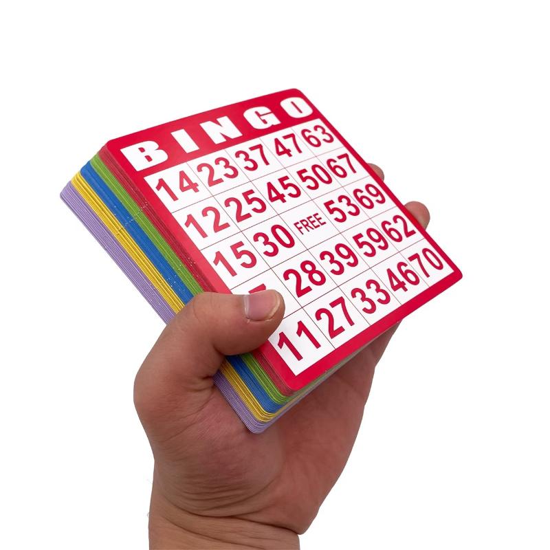 50/100Pcs Non Repeating Bingo  - Party Games Bingo 评论和价格