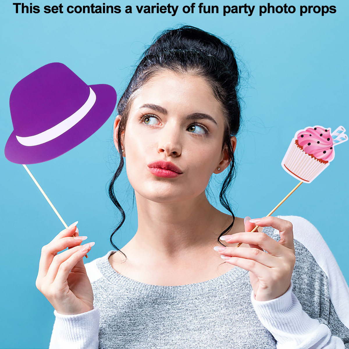 22Pcs Creative Wedding Photo P - Party Games Bridal Shower 评论和价格