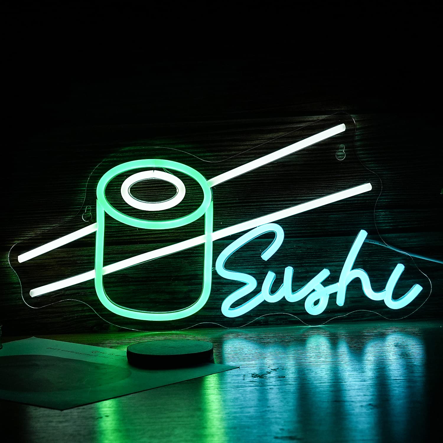 Sushi Neon Sign Bar Wine Glass - Party Games Shop 评论和价格